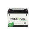 Poliovel Lifepo4 12V pour camping-car Van Van Banque solaire Système d&#39;ion moteur de pêche à la traîne 50Ah Batterie au lithium